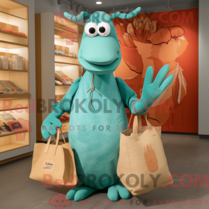 Turquoise kreeftenbisque...