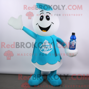Cyan Bottle Of Milk...