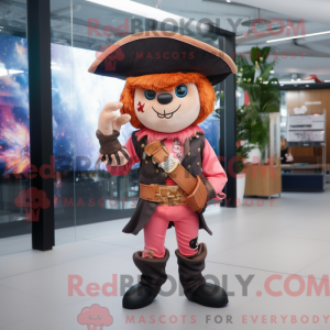 Peach Pirate mascot costume...