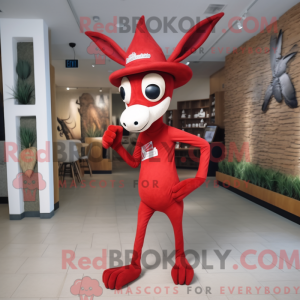 Maskottchenkostüm Rote...