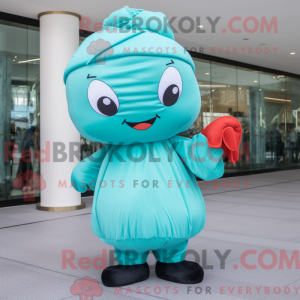 Turquoise Dim Sum mascot...