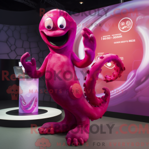 Disfraz de mascota Magenta...
