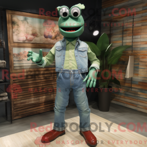 Green Lobster mascot...