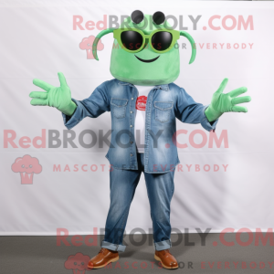 Grønn hummer maskot...