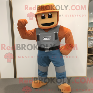 Rust Spartan Soldier mascot...