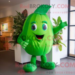 Green Spinach mascot...