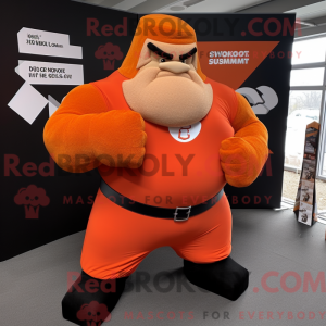 Disfraz de mascota Orange...