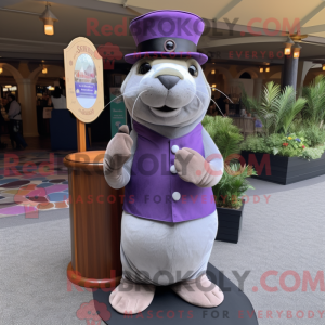 Lavendel sjölöve maskot...