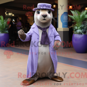 Lavender Sea Lion mascot...