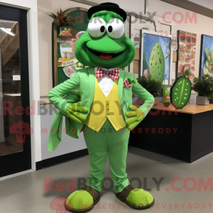 Lime Green Jambalaya mascot...