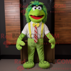 Lime Green Jambalaya mascot...