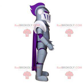 Mascotte van de middeleeuwen. Riddermascotte met pantser -