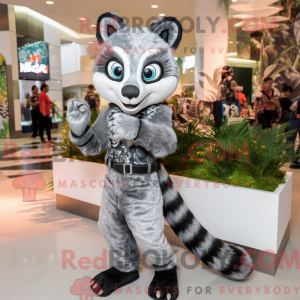 Disfraz de mascota Silver...