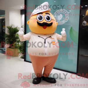Peach Hourglass mascot...