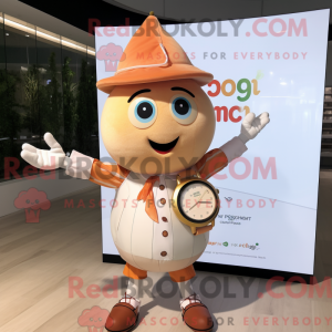 Peach Hourglass mascot...