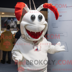 White Lobster mascot...