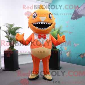 Máscara de Orange Shark com...