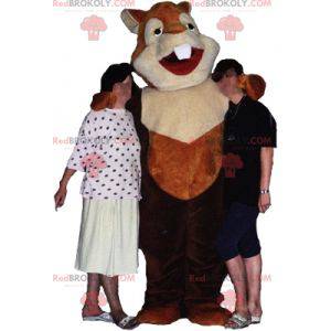 Brun gnaver hamster maskot - Redbrokoly.com