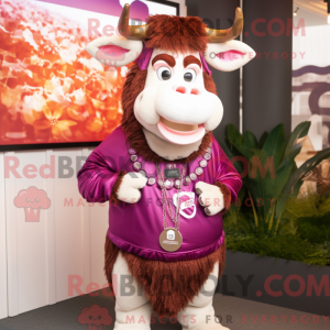 Disfraz de mascota Magenta...