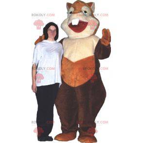 Brun gnaver hamster maskot - Redbrokoly.com