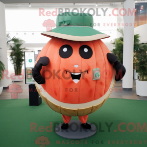 Máscara de melão laranja...