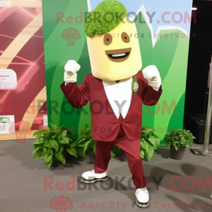 Maroon Caesar Salat maskot...
