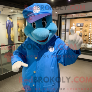 Blue Engagement Ring mascot...