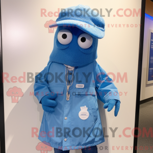 Blue Engagement Ring mascot...