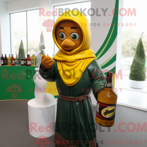 Disfraz de mascota botella...