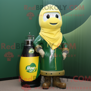 Disfraz de mascota botella...