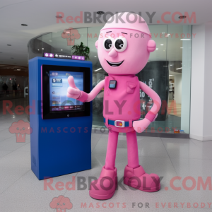 Pink Television mascot...