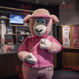 Rosa Merino Sau maskot...