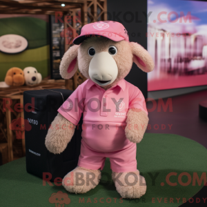 Maskotka Rosa Merino Sau z...