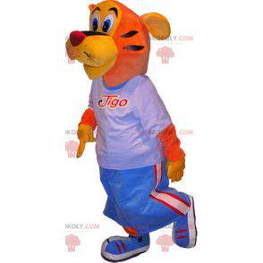 Basketball Tiger Maskottchen. Sport Tiger Maskottchen -