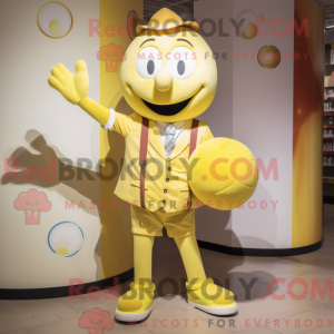 Yellow Juggle mascot...