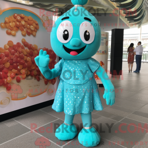 Turquoise Dim Sum mascot...