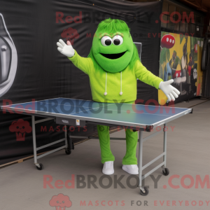 Lime Green Ping Pong Table...