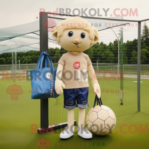 Beige Soccer Goal...