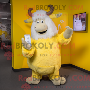 Costume de mascotte de yak...
