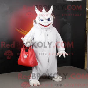 White Devil mascot costume...