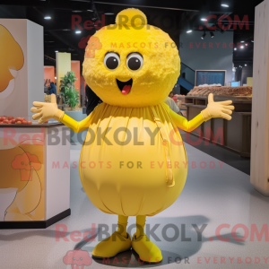 Gule kødboller maskot...