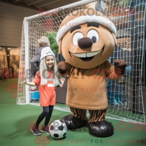Brown Soccer Goal...