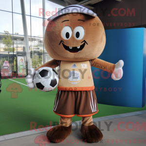 Maskotdraktfigura Brown...