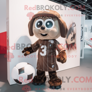 Maskotdraktfigura Brown...