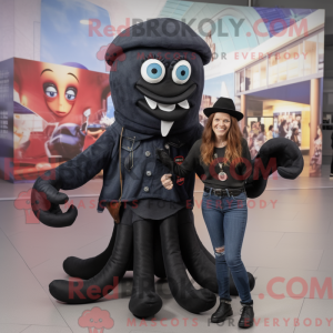 Costume mascotte de Kraken...