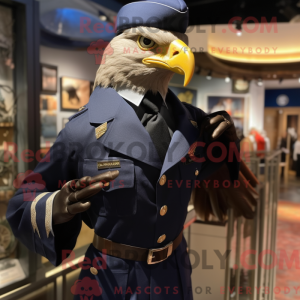 Navy Hawk-mascottekostuum...