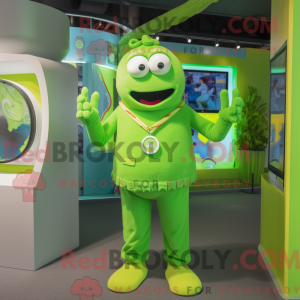 Lime Green Bracelet mascot...