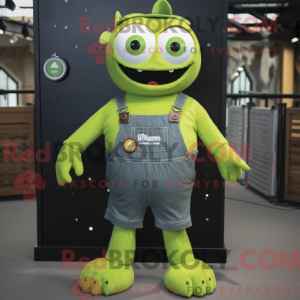 Lime grønt armbånd maskot...