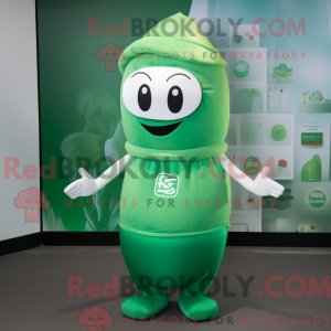 Grøn Pho maskot kostume...