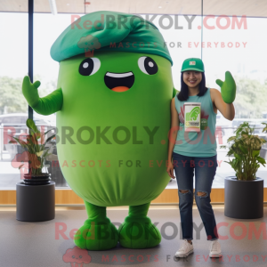 Green Pho mascot costume...